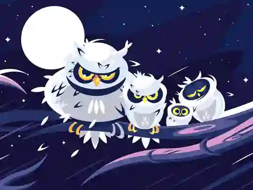 Spel Wild Birds Match 3 på nätet