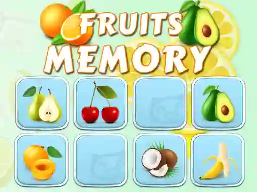 Spel Fruits Memory på nätet