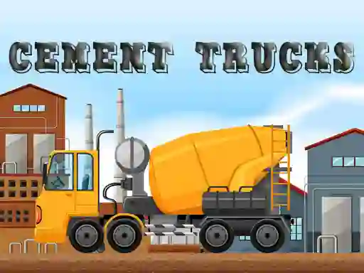 Spel Cement Trucks Hidden Objects på nätet