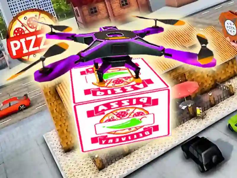 Spel Drone Pizza Delivery Simulator på nätet