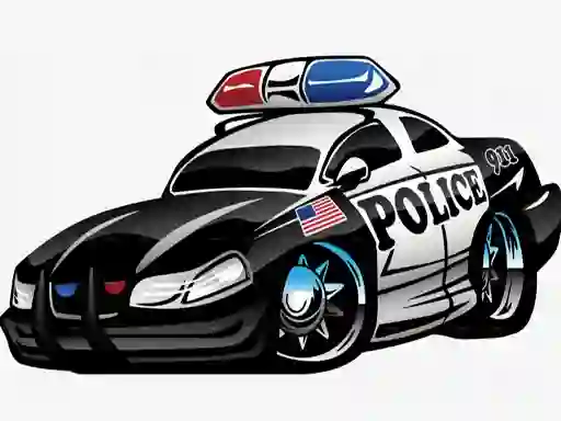 Spel Police Cars Memory på nätet