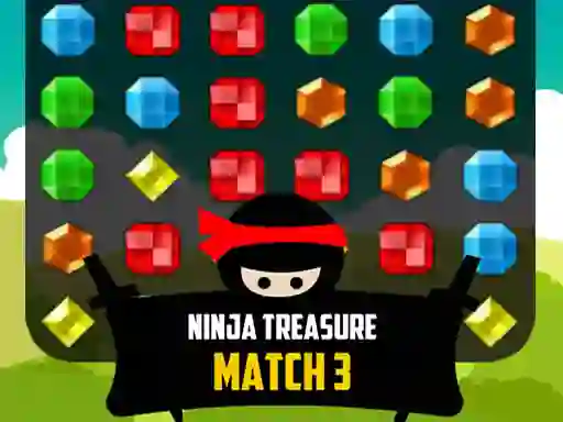 Spel Ninja Treasure Match 3 på nätet