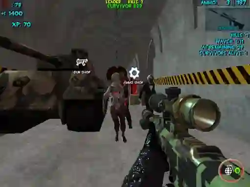 Spel Zombie Apocalypse Bunker Survival Z på nätet