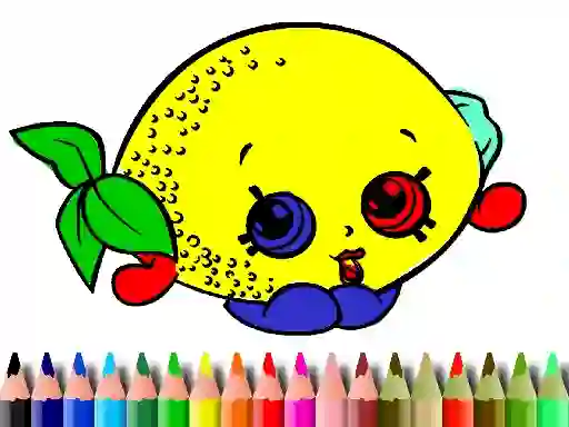 Spel Back To School: Fruits Coloring Book på nätet