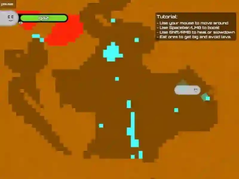 Spel Digworm.io på nätet