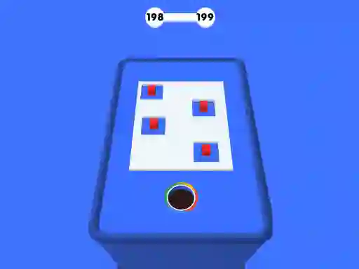 Spel Hole 3d Color Block Game på nätet
