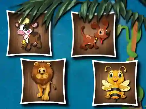 Spel Cute Animal Shapes på nätet