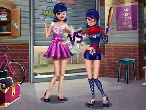 Spel Princess vs Superhero på nätet