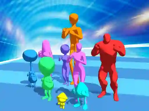 Spel Stickman Crowd Fight på nätet
