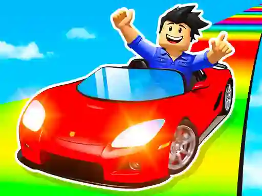Spel Epic Car Stunt Race Obby på nätet