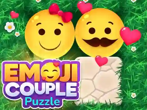 Spel Emoji Couple Puzzle på nätet