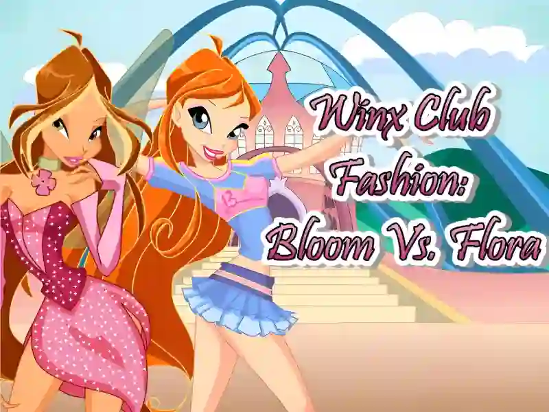 Spel Winx Club Fashion: Bloom vs Flora på nätet