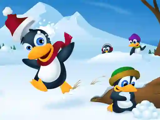 Spel Cute Penguin Slide på nätet