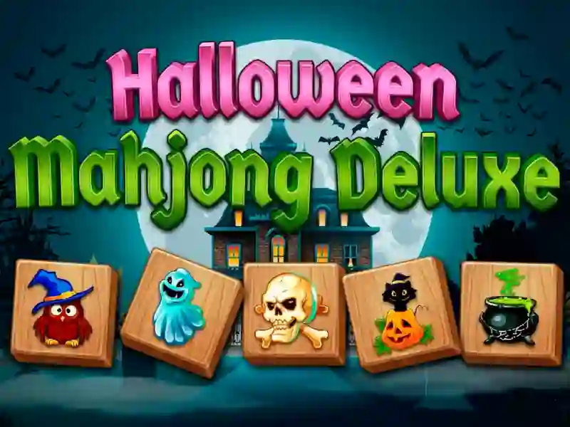 Spel Halloween Mahjong Deluxe på nätet