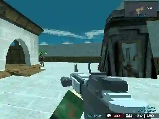 Spel Blocky Shooting Arena 3d Pixel Combat på nätet