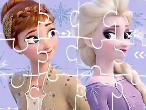 Spel Frozen Sister Jigsaw på nätet