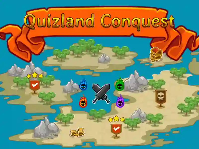 Spel Quizland Conquest på nätet