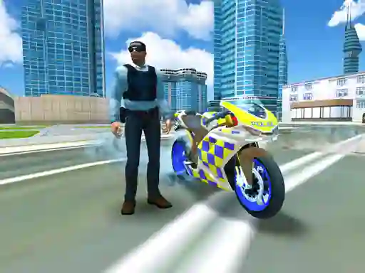 Spel Police Motorbike Traffic Rider på nätet