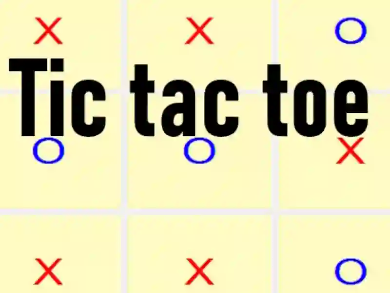 Spel Tic tac toe på nätet