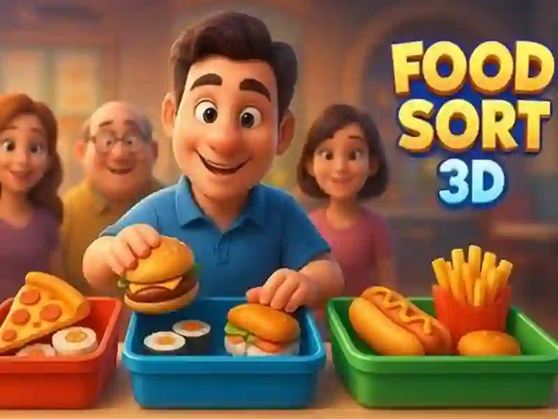Spel Food Sort 3D på nätet