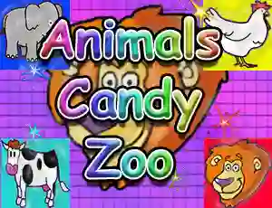 Spel Animals Candy Zoo på nätet