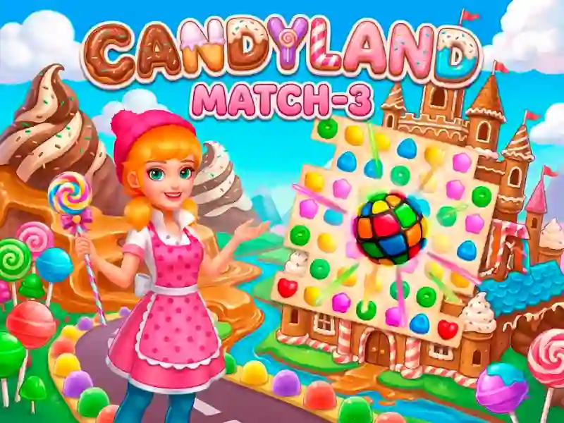 Spel Candyland: Match-3 på nätet