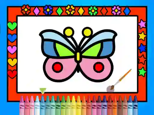 Spel Color and Decorate Butterflies på nätet