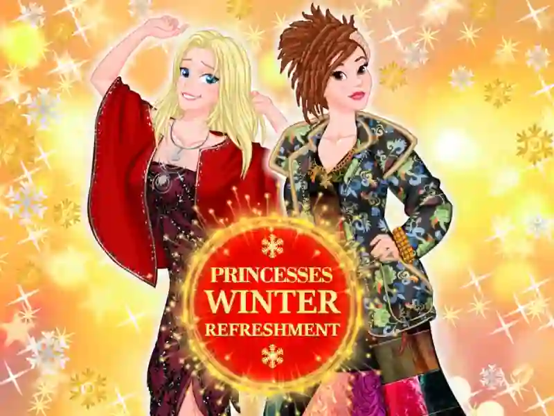 Spel Princesses winter refreshment på nätet