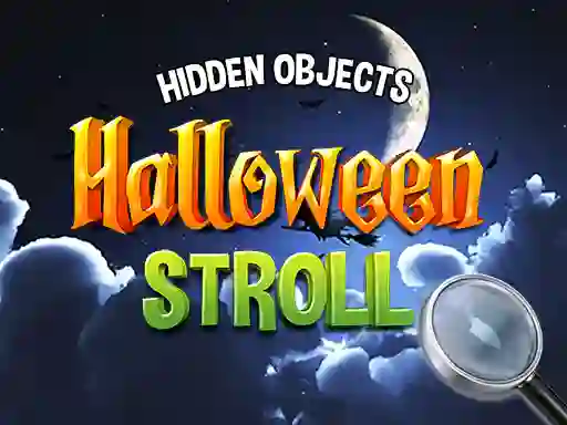 Spel Hidden Objects: Halloween Stroll på nätet
