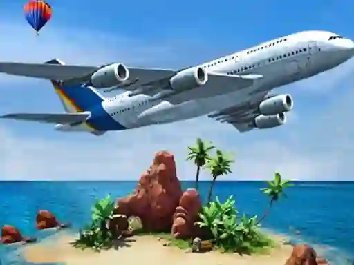 Spel Air plane Simulator Island Travel på nätet