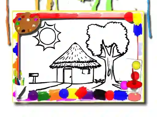 Spel Back To School: House Coloring Book på nätet