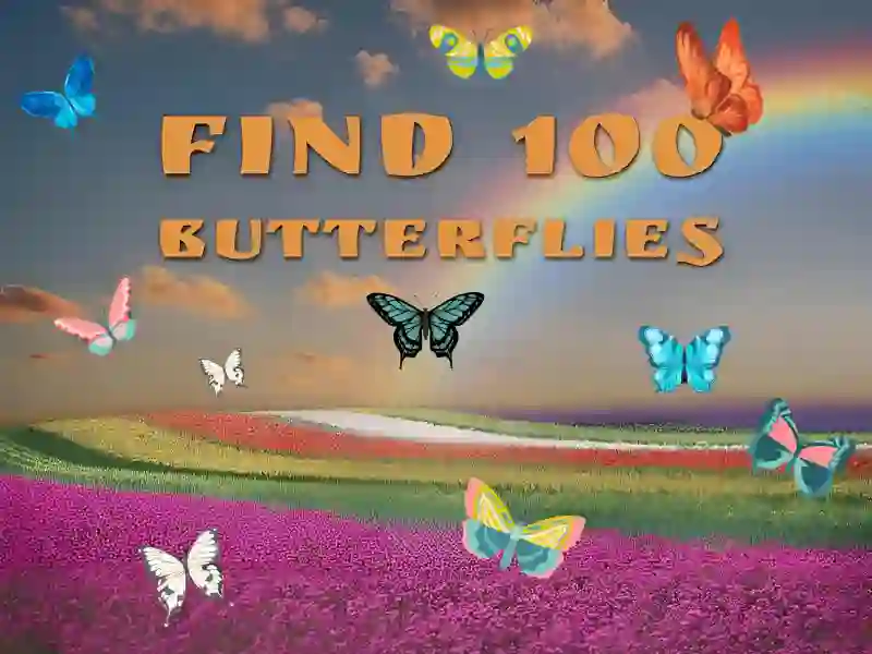 Spel Find 100 butterflies på nätet