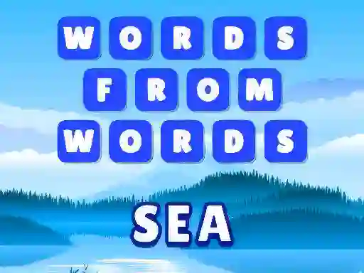 Spel Words from words: Sea på nätet