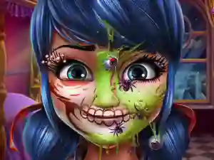 Spel Dotted Girl Halloween Makeup på nätet