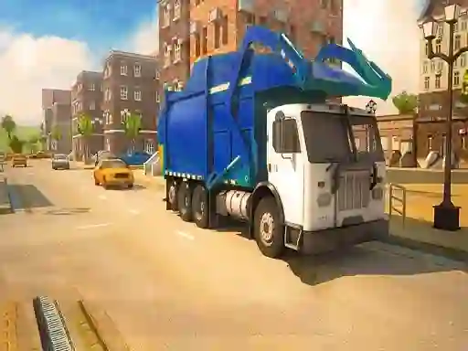 Spel Road Garbage Dump Truck Driver på nätet