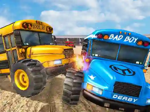 Spel School Bus Demolition Derby på nätet