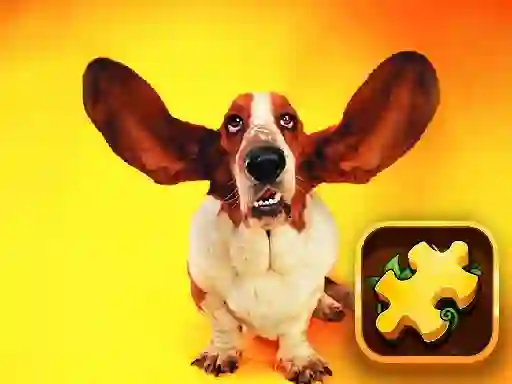 Spel Funny Dogs Puzzle på nätet