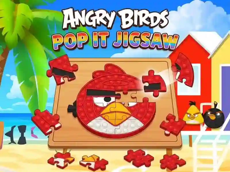 Spel Angry Birds Pop It Jigsaw på nätet
