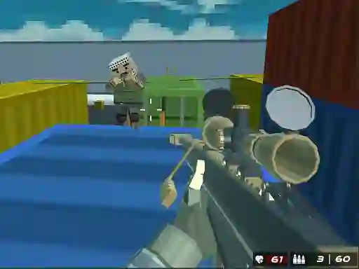 Spel Shooting Blocky Combat Swat Gungame Survival på nätet