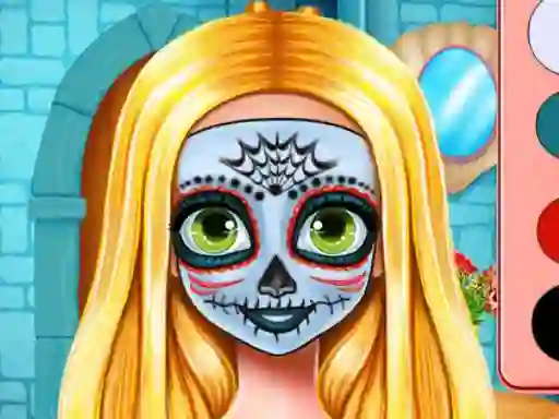 Spel Sister's Halloween Face Paint på nätet