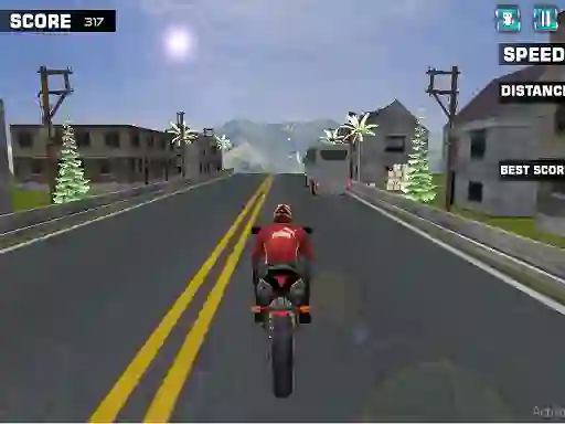 Spel Highway Rider Motorcycle Racer på nätet