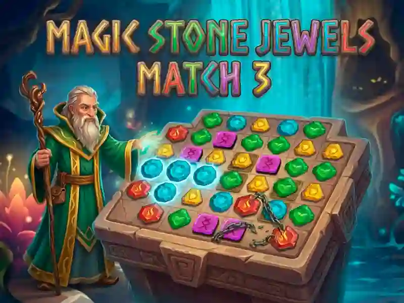 Spel Magic Stone Jewels Match 3 på nätet