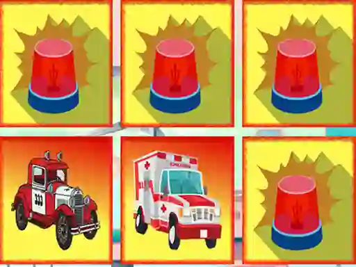 Spel Emergency Trucks Memory på nätet