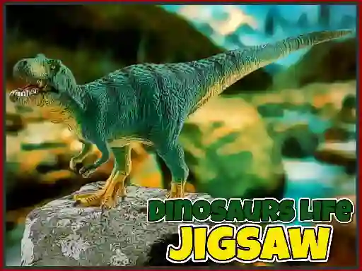 Spel Dinosaurs Life Jigsaw på nätet