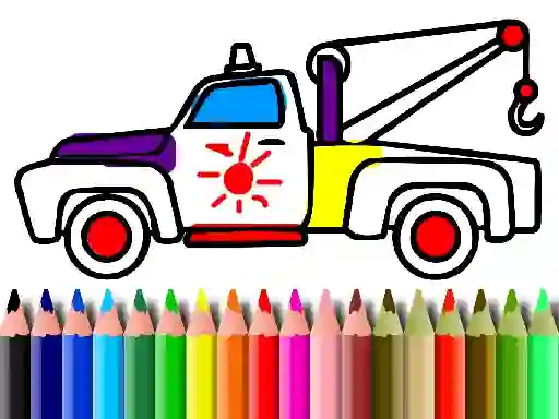 Spel Back To School: Trucks Coloring på nätet