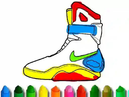 Spel Back To School: Shoe Coloring på nätet
