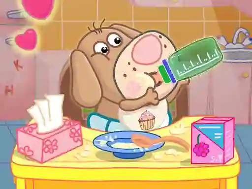 Spel Hippo Baby Care Game på nätet