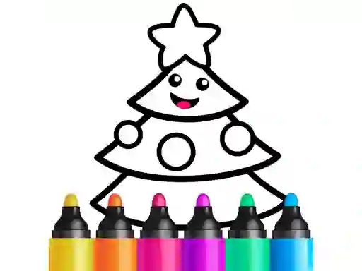 Spel Drawing Christmas For Kids på nätet