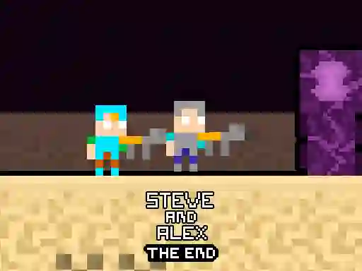 Spel Steve and Alex TheEnd på nätet