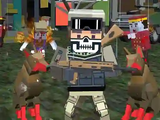 Spel MultiGun Arena 3D Zombie Survival på nätet
